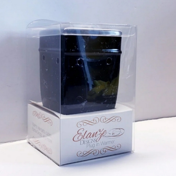 Black Marble Electric Ceramic Stoneware Wall Plug-In Warmer - Picture 7 of 7